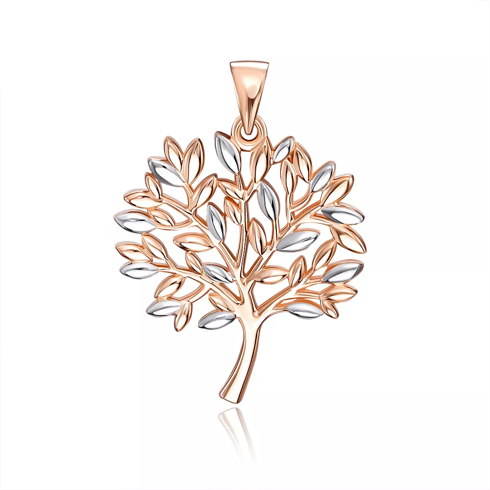 Gold pendant "Tree of Life" without insert