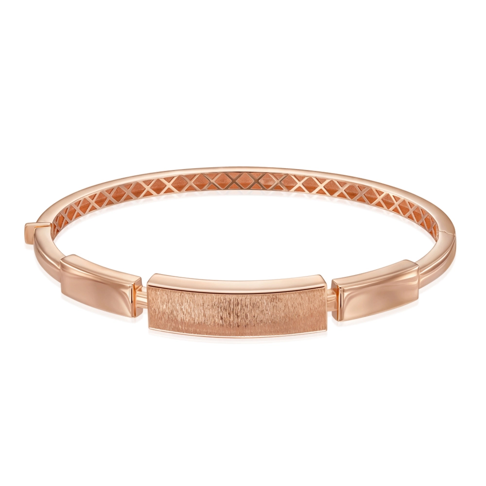 Hard gold bracelet