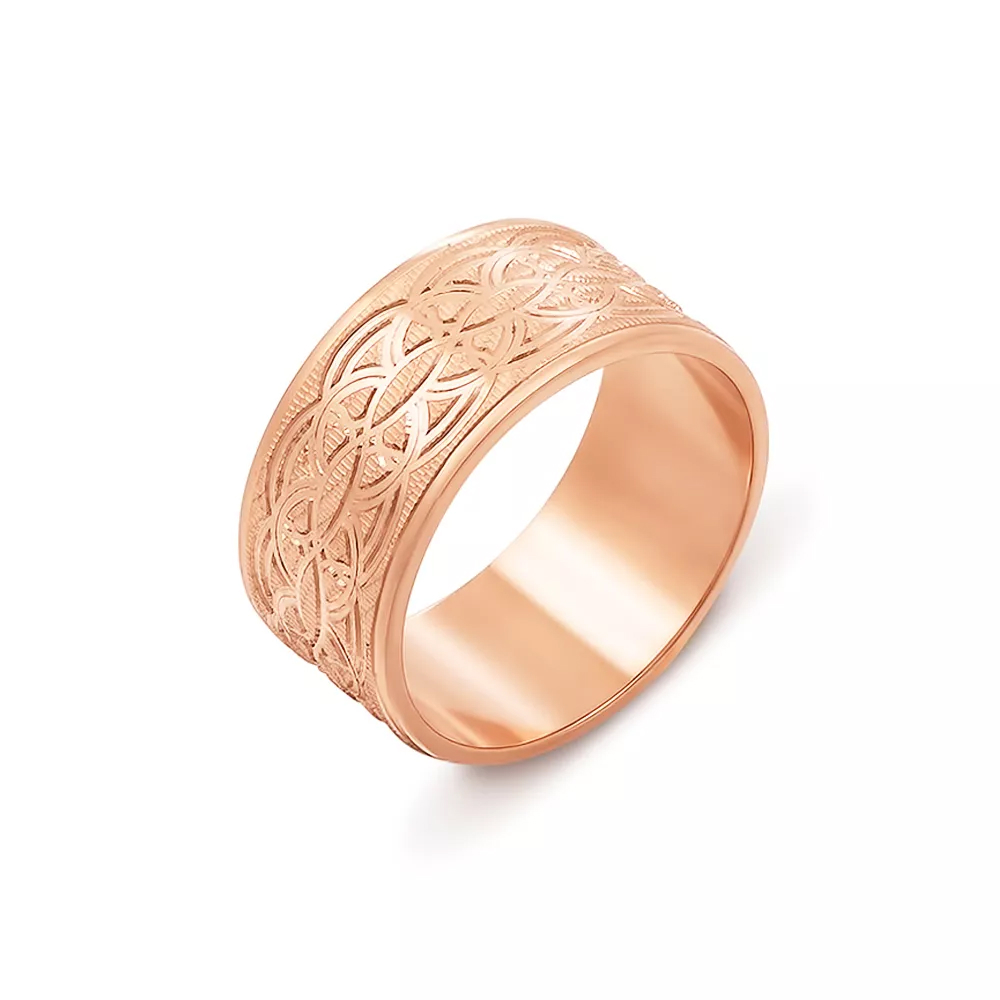 A gold wedding ring 