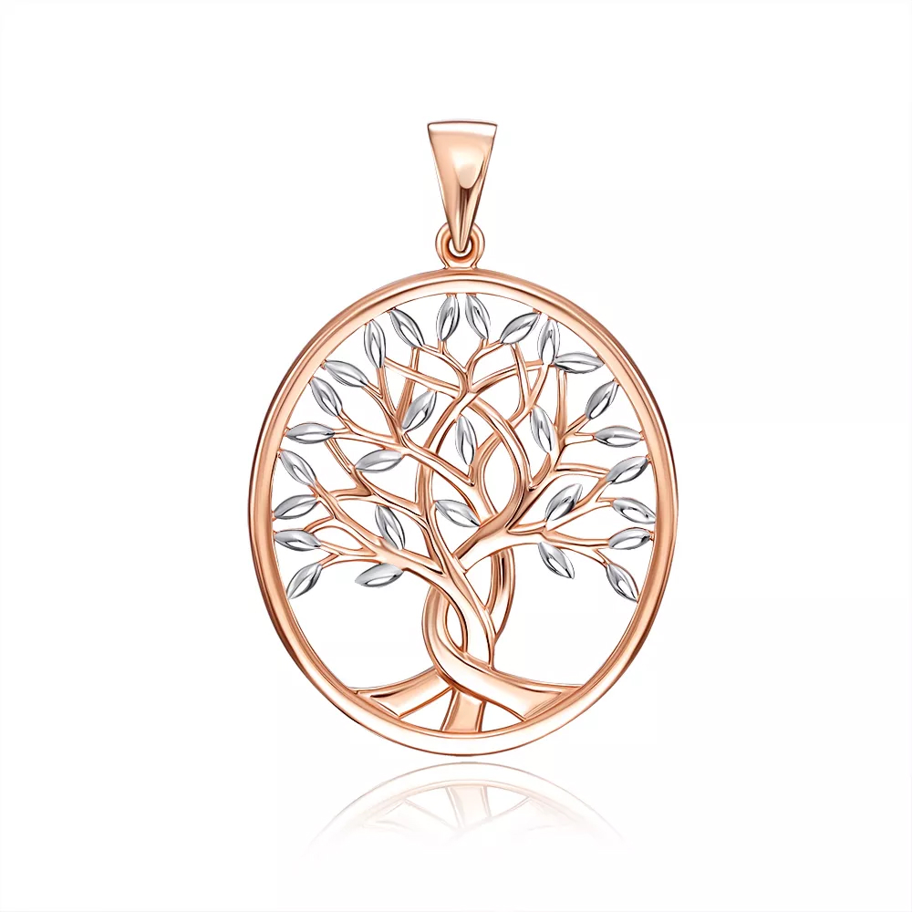 Gold pendant "Tree of Life" without insert