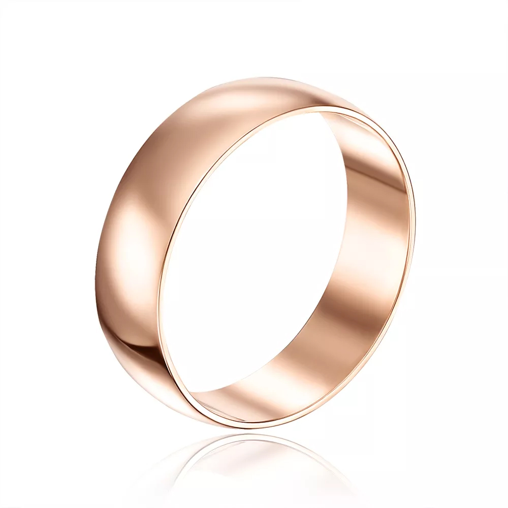 A wide classic wedding ring