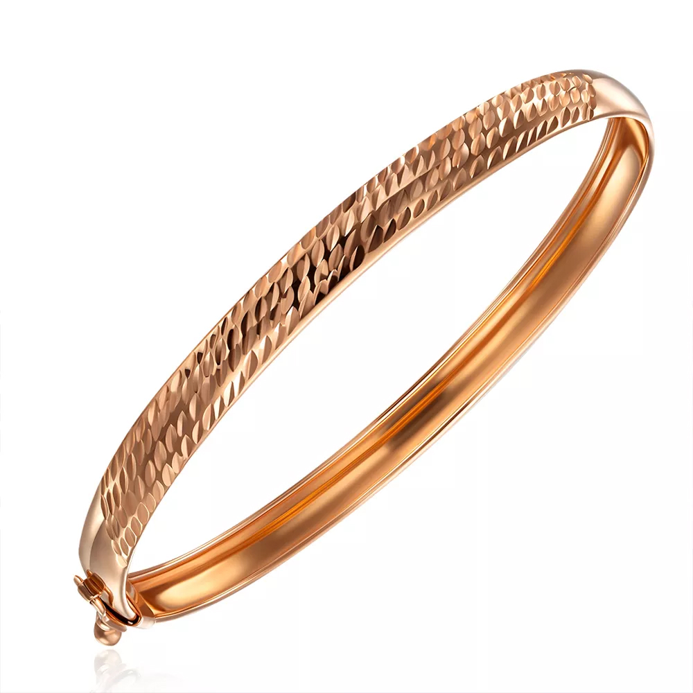 Golden hard bracelet 