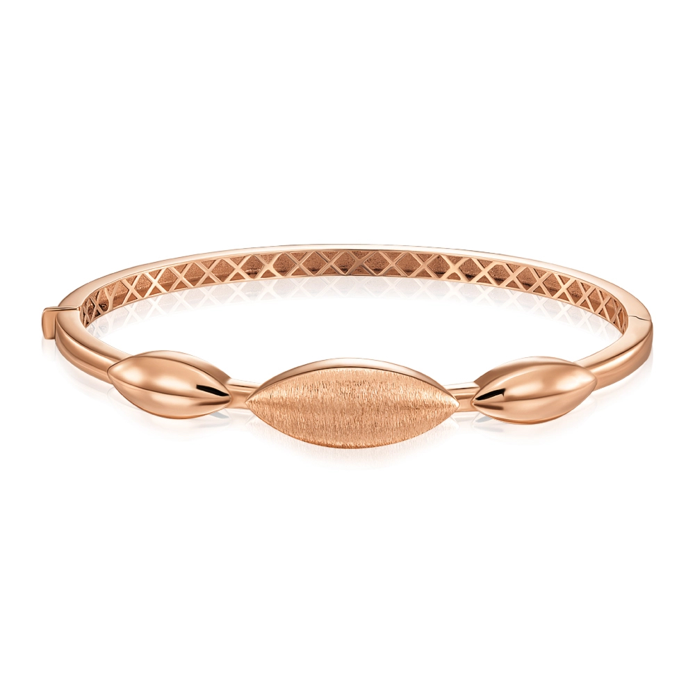 Hard gold bracelet